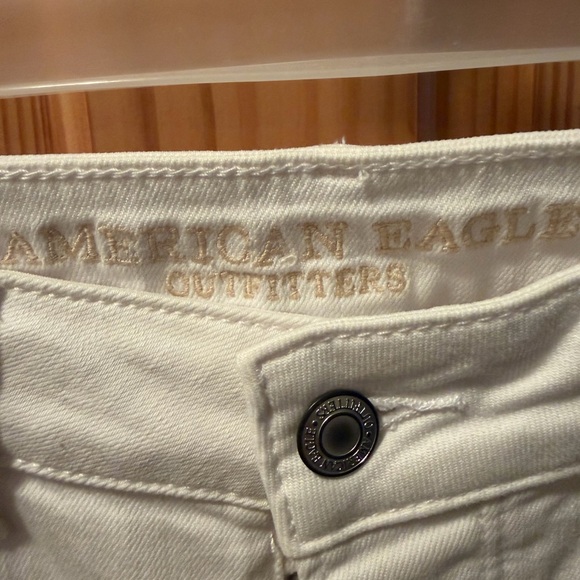 American Eagle Outfitters wide leg White Jeans - Picture 4 of 6